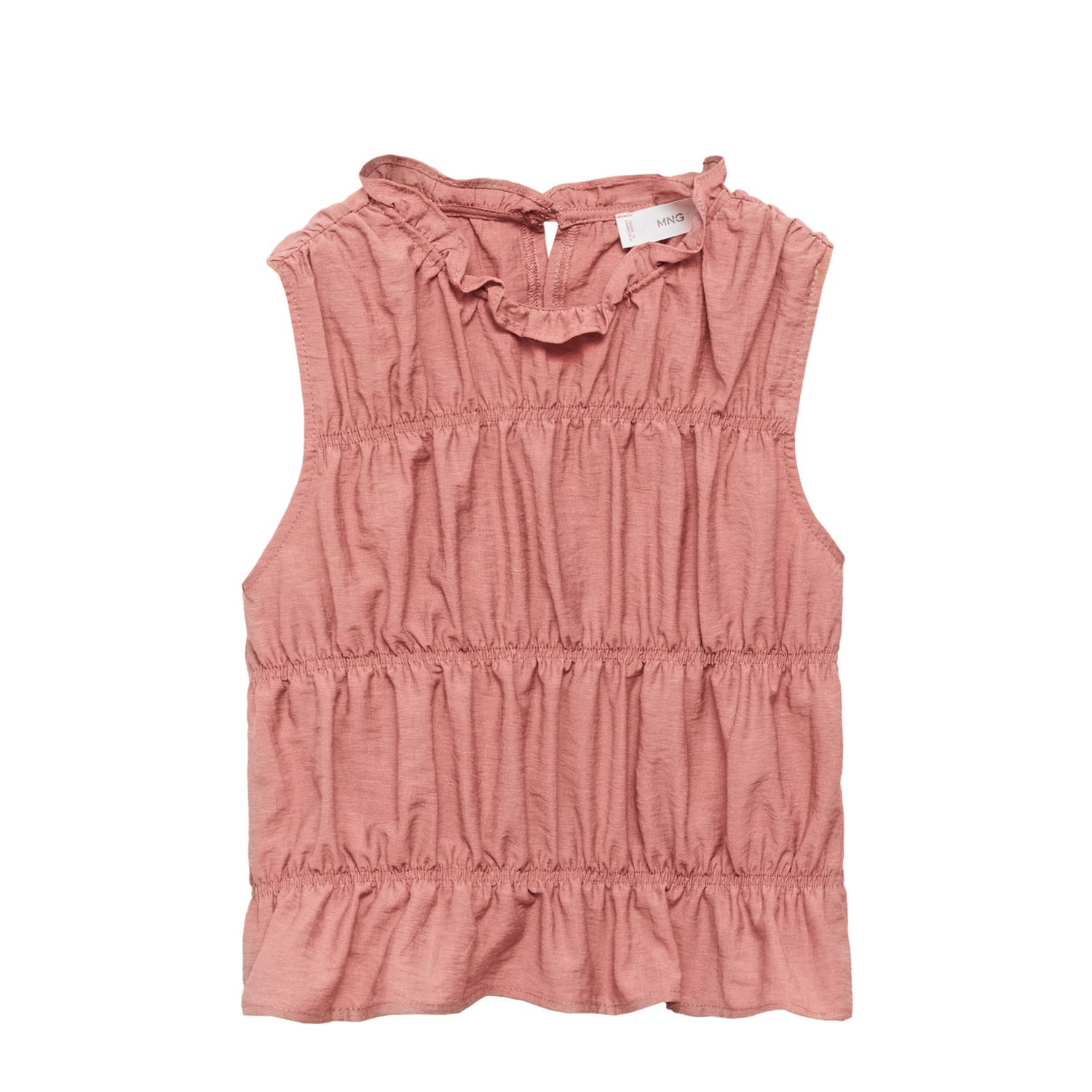 Mango Kids mouwloze top oudroze