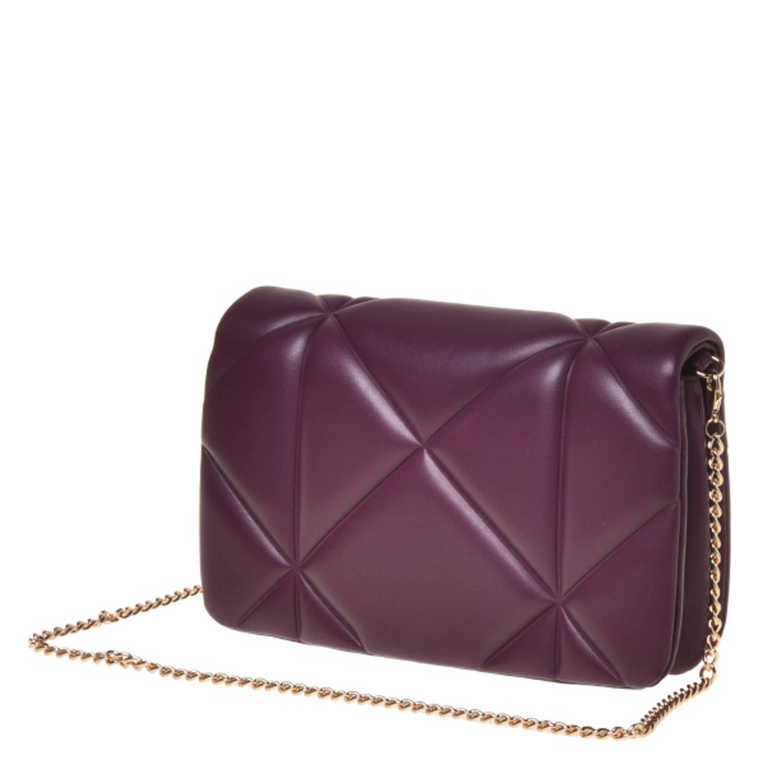 Love Moschino crossbody tas Embossed Q bordeauxrood