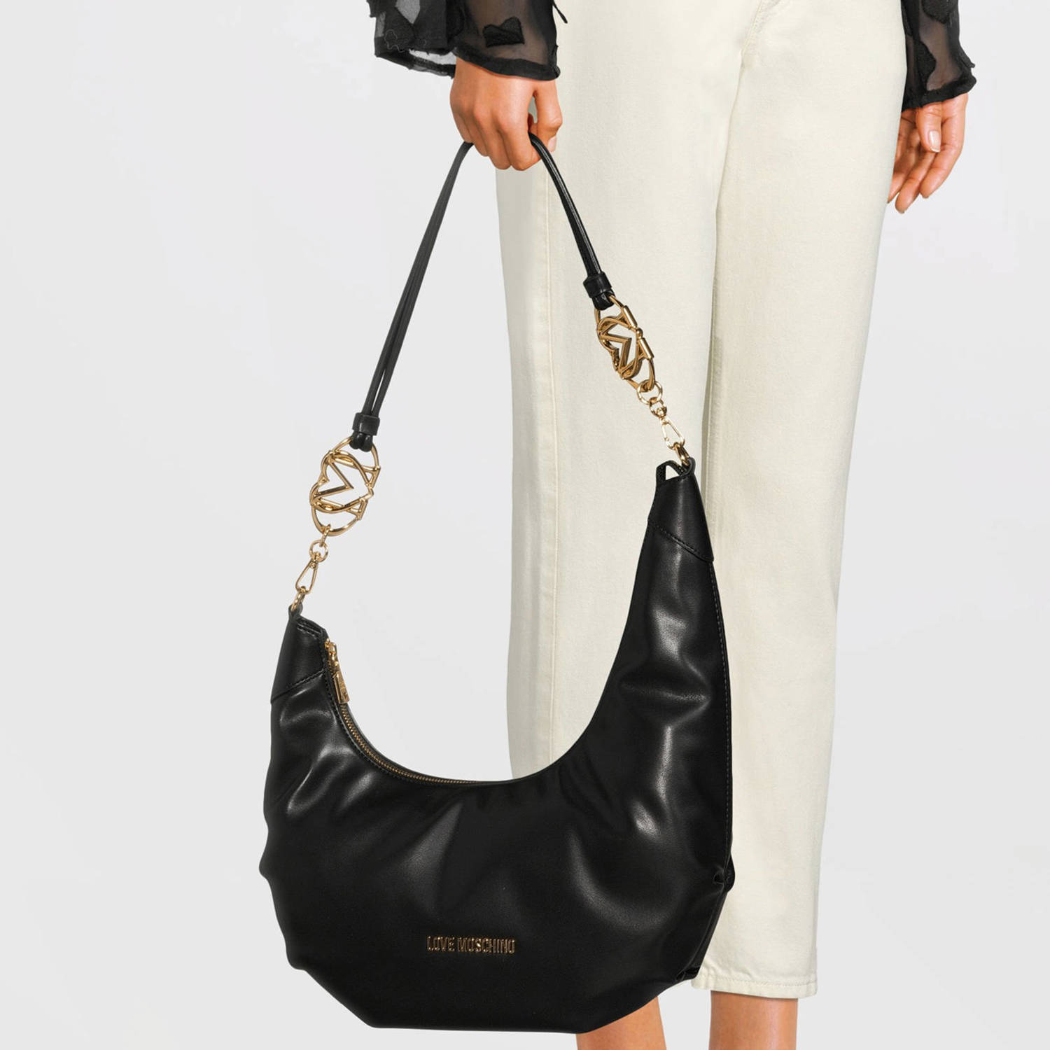 Love Moschino schoudertas Jewel zwart