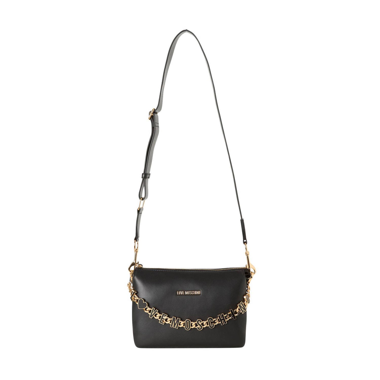 Love Moschino crossbody tas Dangling zwart