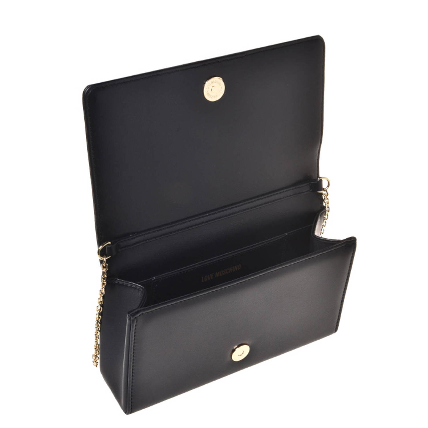 Love Moschino crossbody tas Love Heart zwart
