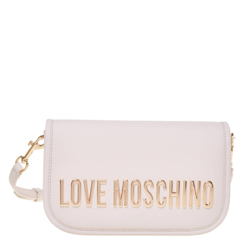 Love Moschino crossbody tas Bold Love ecru