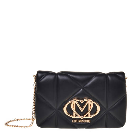Love Moschino crossbody tas Embossed Q zwart afbeelding