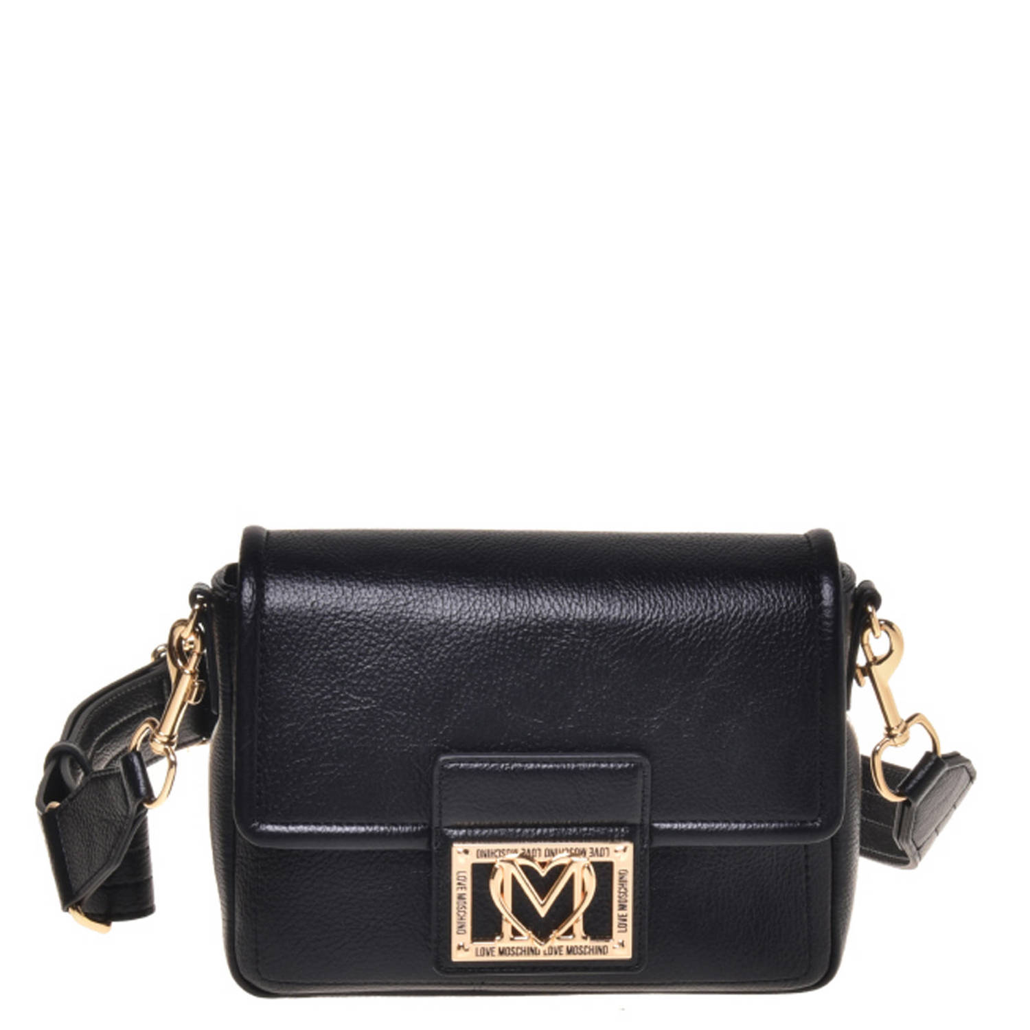 Love Moschino crossbody tas Locked In zwart