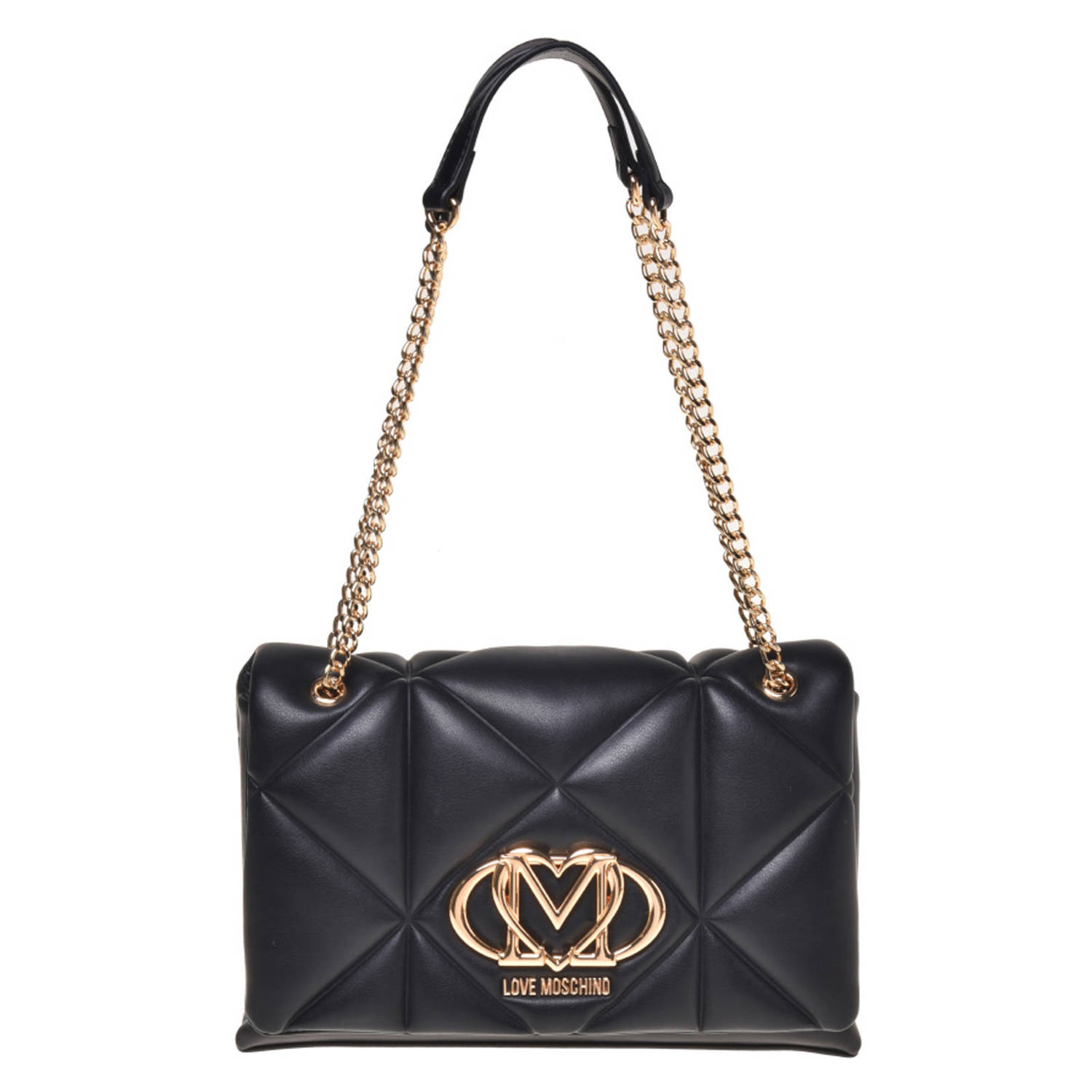 Love Moschino schoudertas Embossed Q zwart
