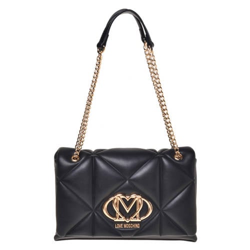 Love Moschino schoudertas Embossed Q zwart afbeelding