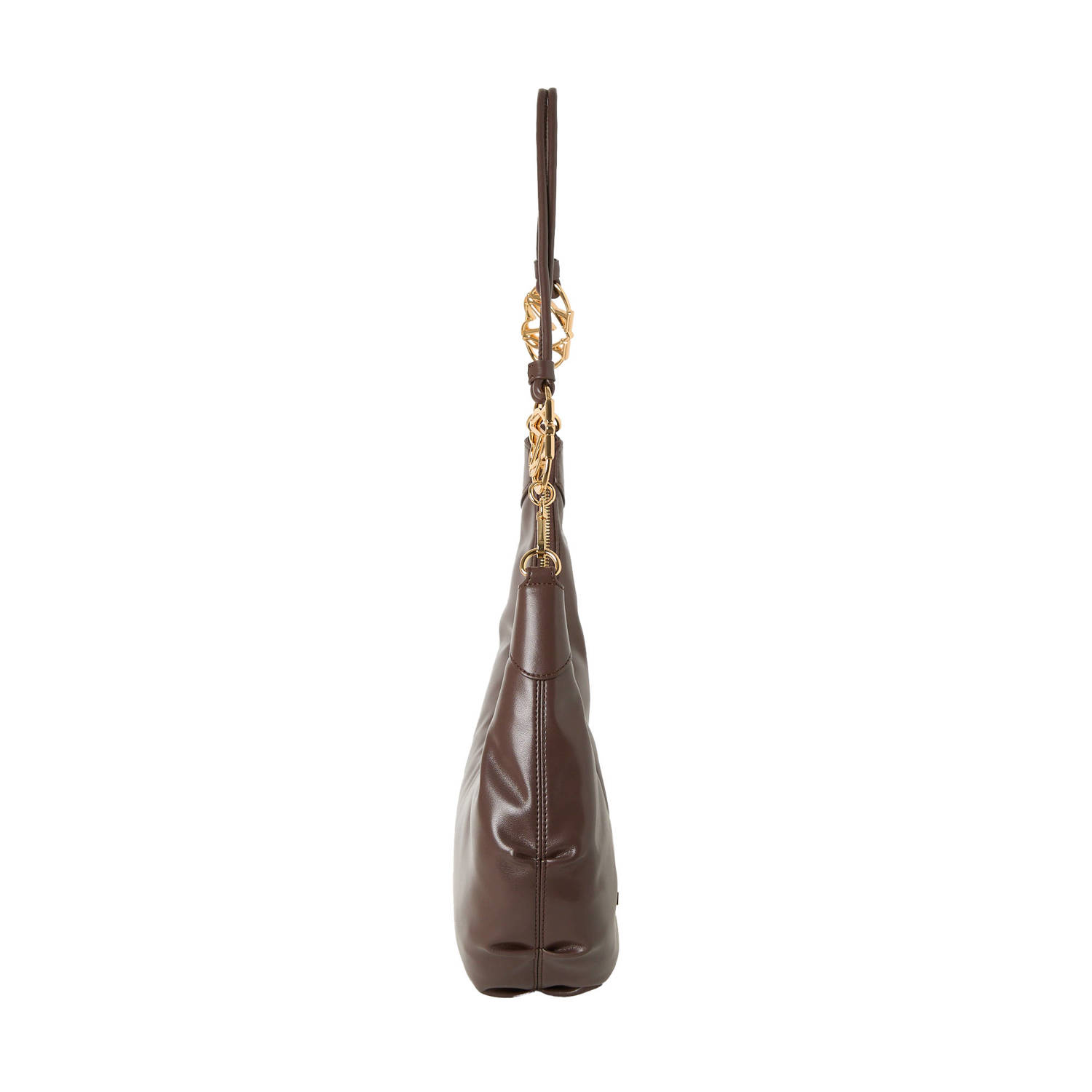 Love Moschino schoudertas Jewel donkerbruin
