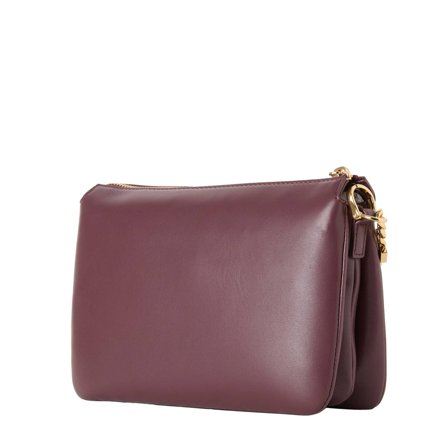 Love Moschino crossbody tas Dangling bordeauxrood