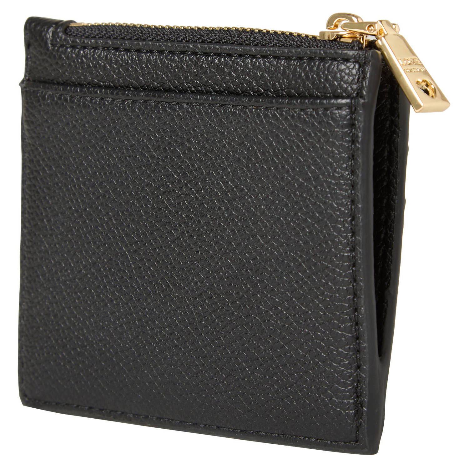 Love Moschino portemonnee Signature zwart