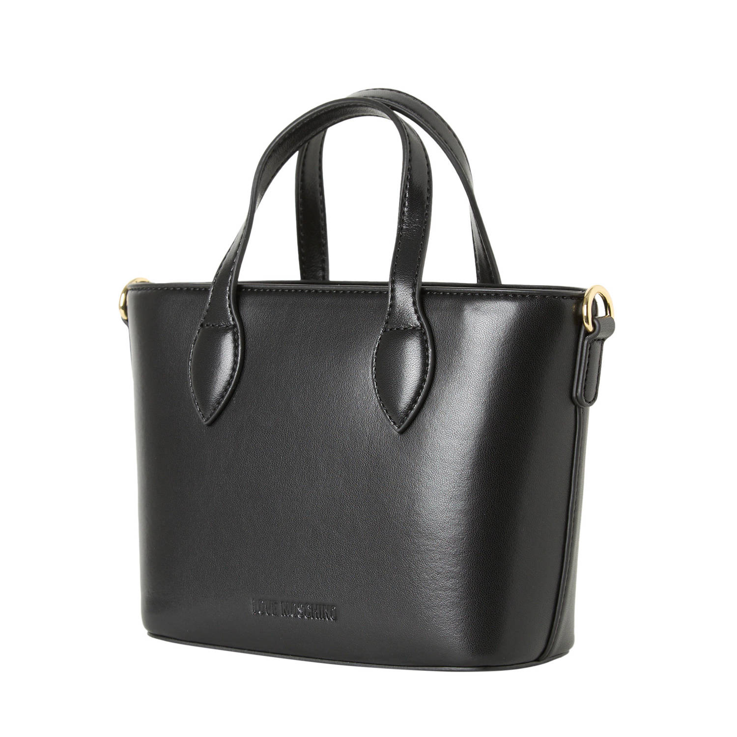 Love Moschino mini shopper Love Heart zwart
