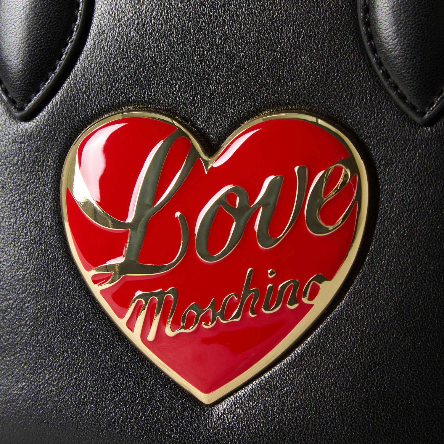 Love Moschino mini shopper Love Heart zwart