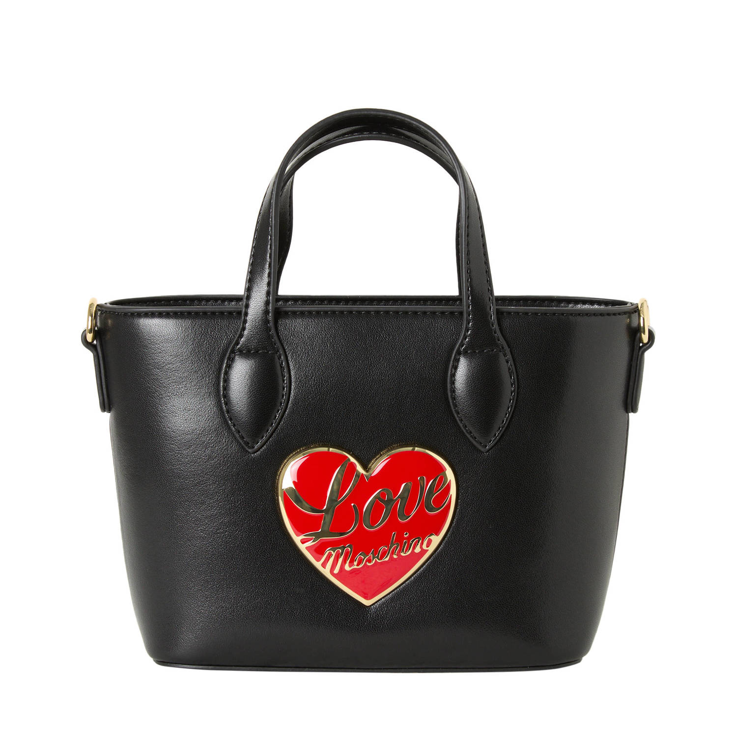 Love Moschino mini shopper Love Heart zwart