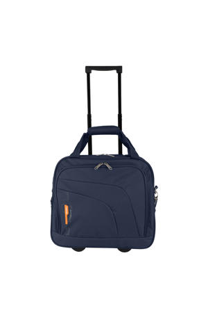 trolley Week Pilot 40 cm. donkerblauw