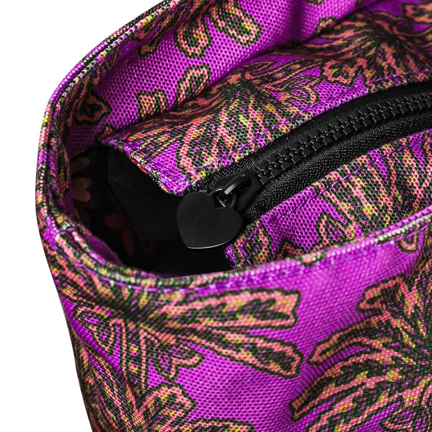 Little Legends shopper Palm Tree Sunset paars bruin