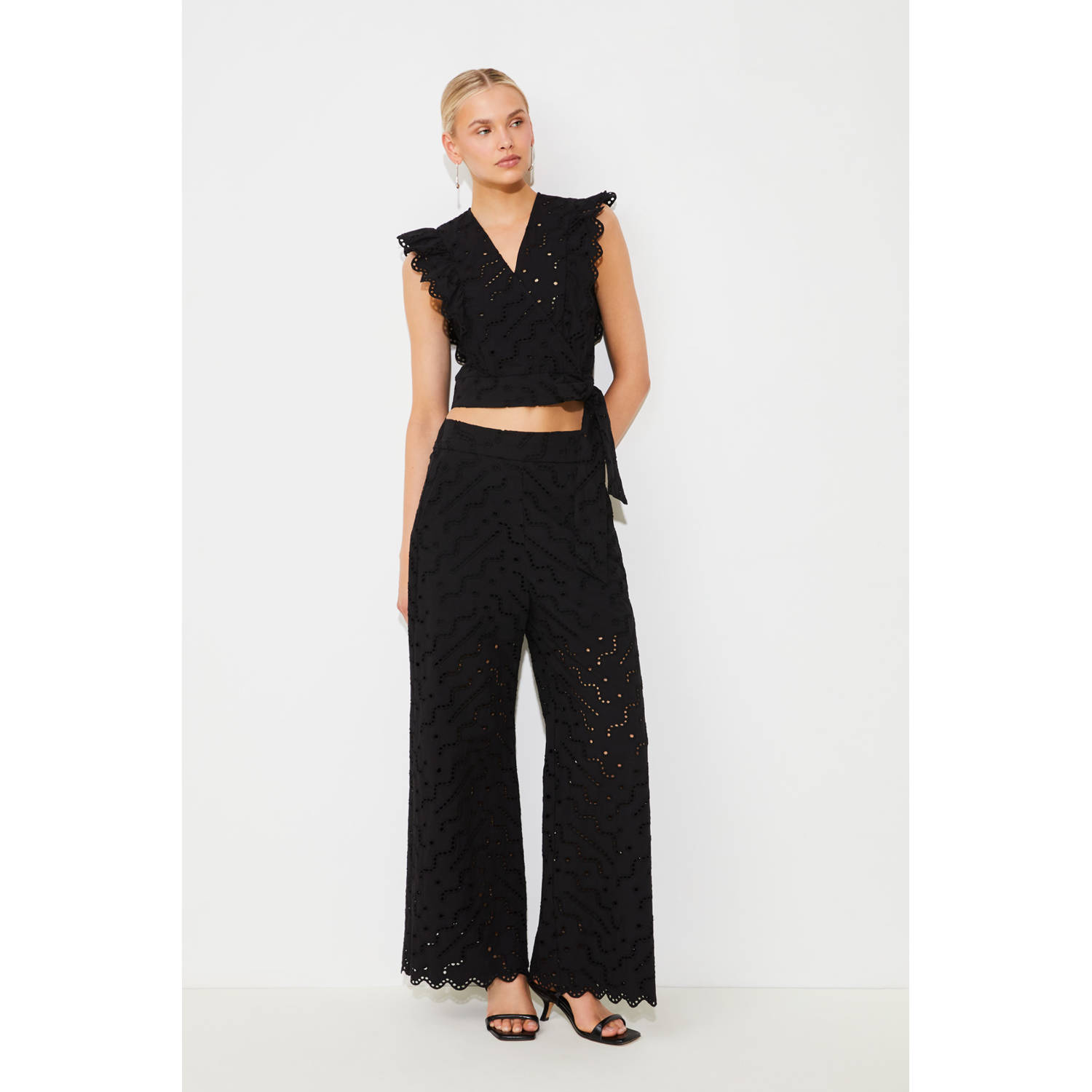 SUNCOO Dames Tops & T-shirts Lila Zwart