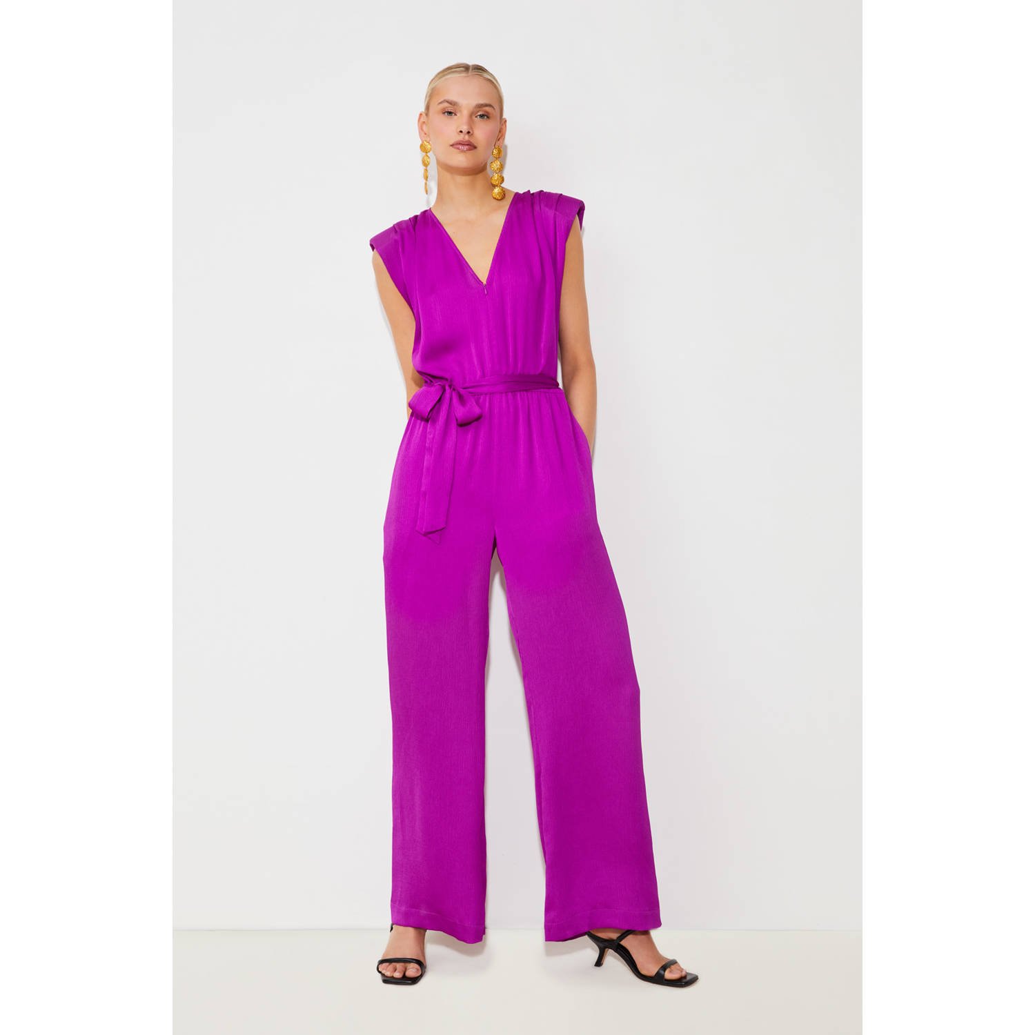 SUNCOO Dames Jumpsuits Taylor Paars