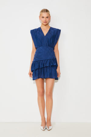 korte jurk blauw