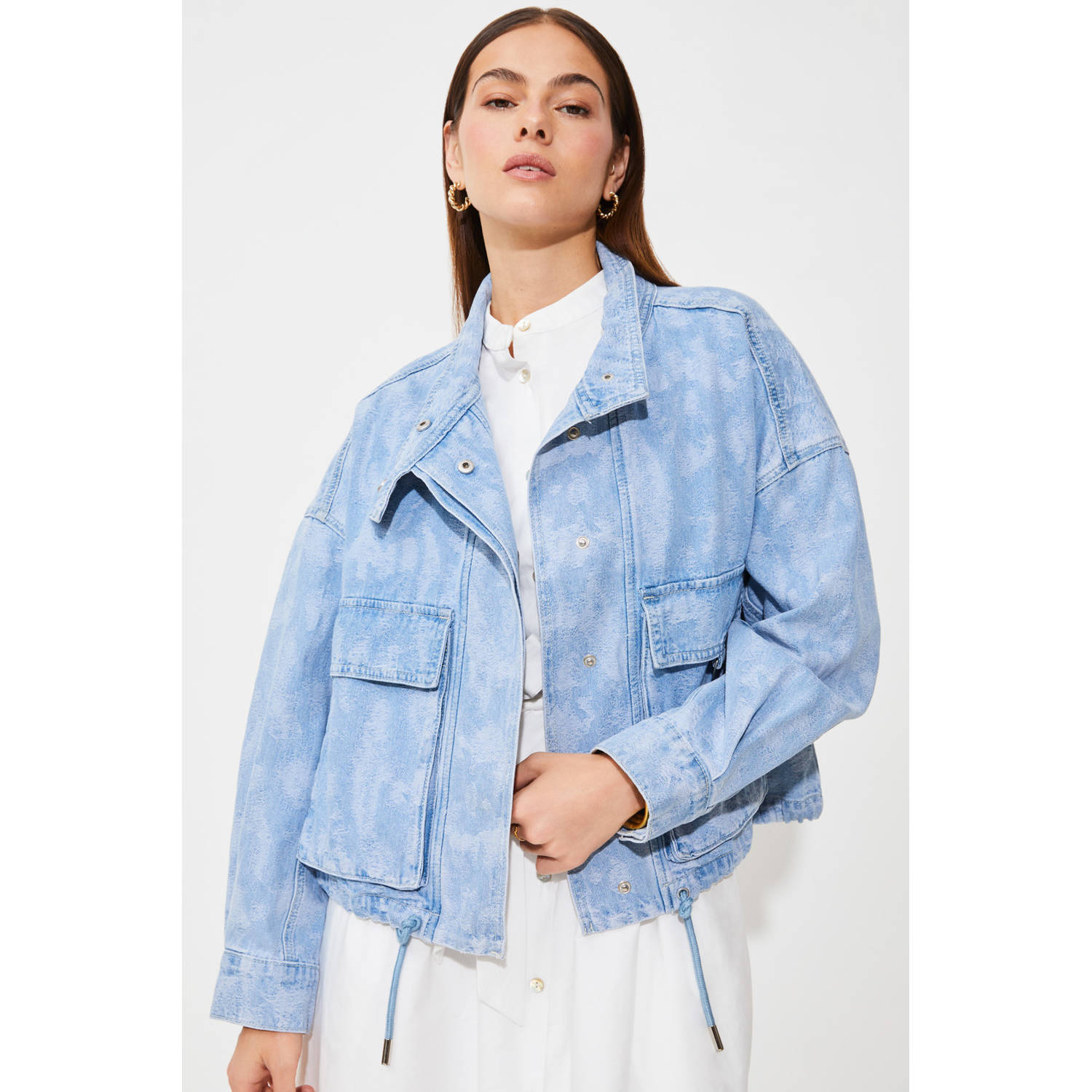 Suncoo spijkerjas light blue denim