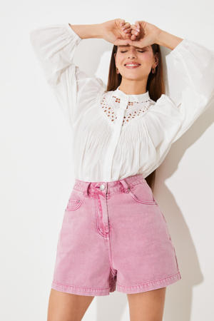 blouse wit broderie