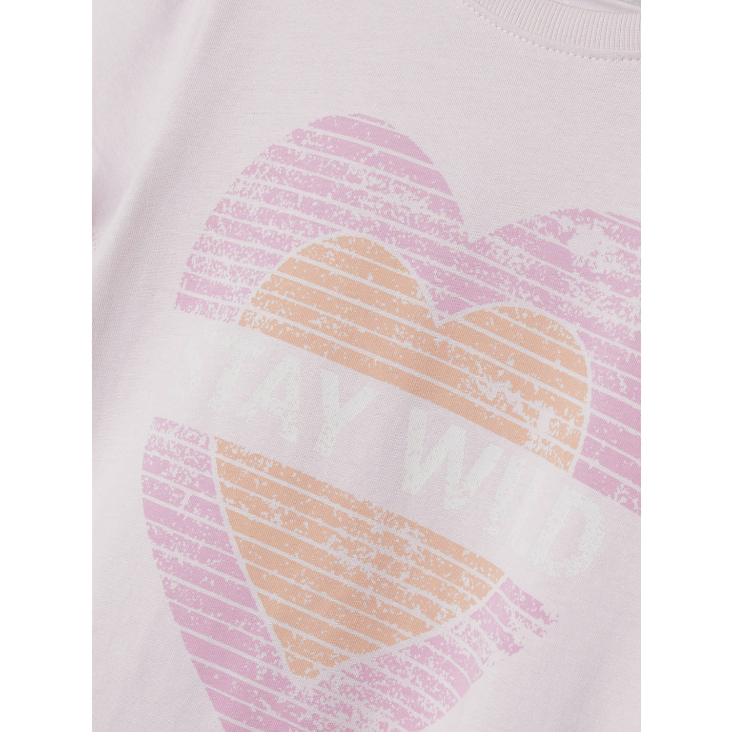 NAME IT KIDS T-shirt lichtroze