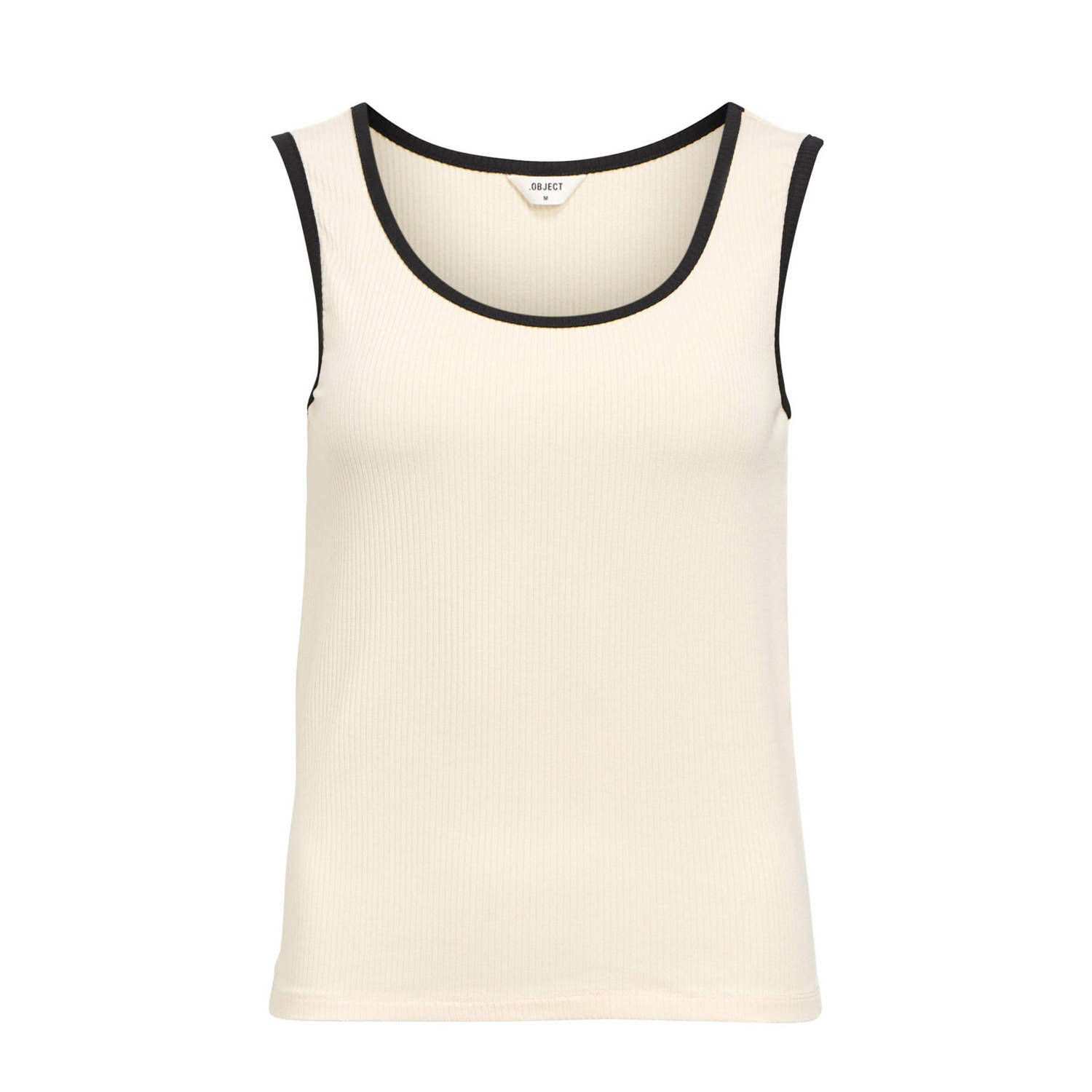 OBJECT Dames Tops & T-shirts Objjamie S l Sli Tank Top Noos Beige