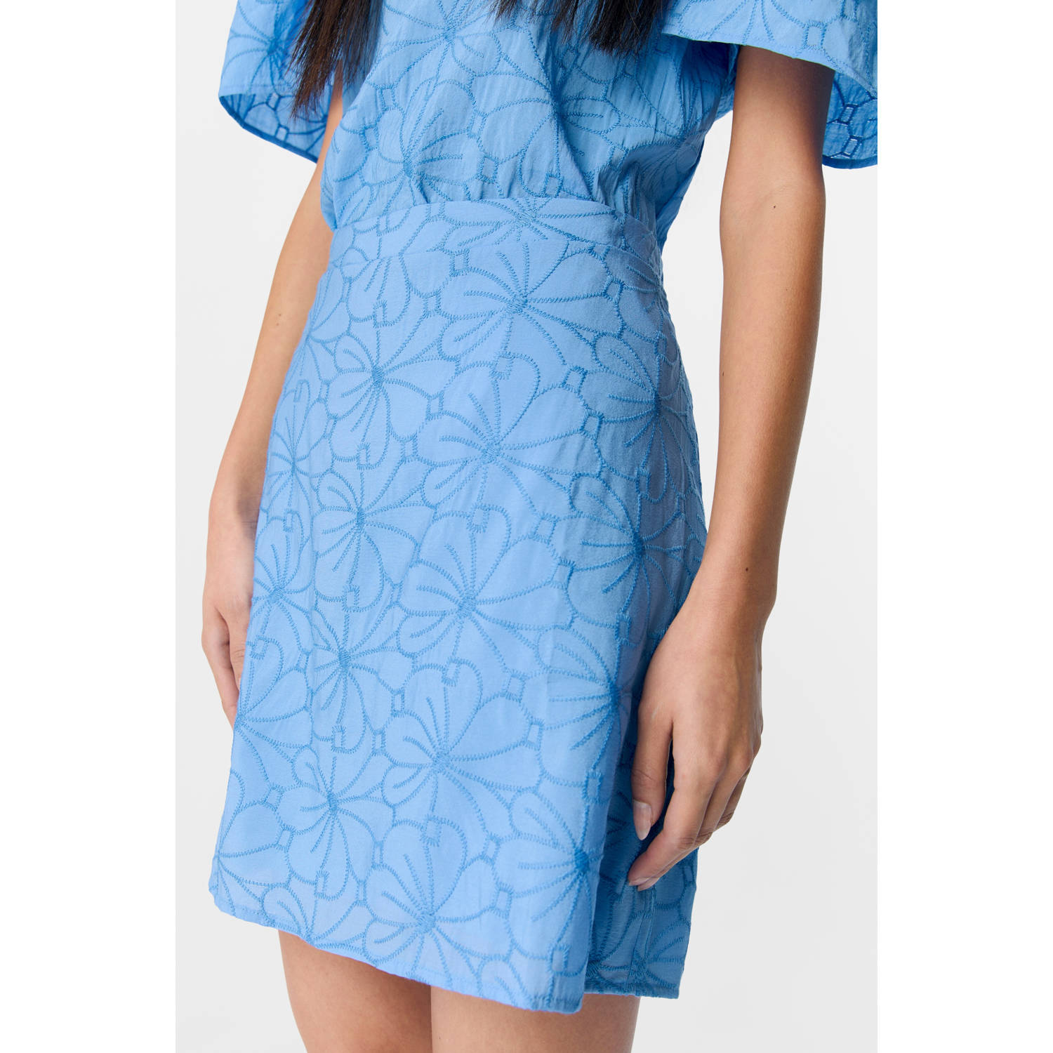 OBJECT A-lijn rok blauw