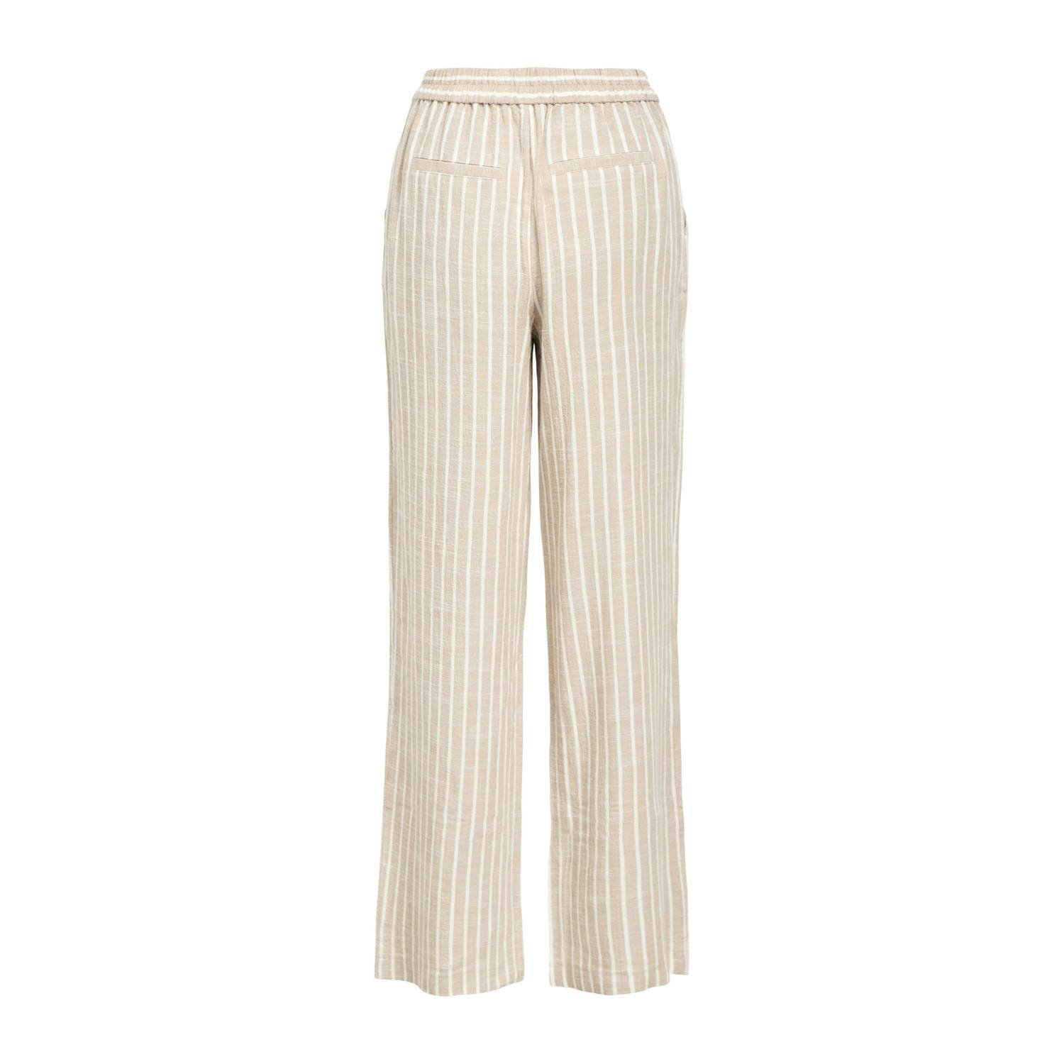 OBJECT straight regular waist broek ecru