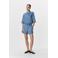 OBJECT rechtvallend regular waist denim short light blue denim