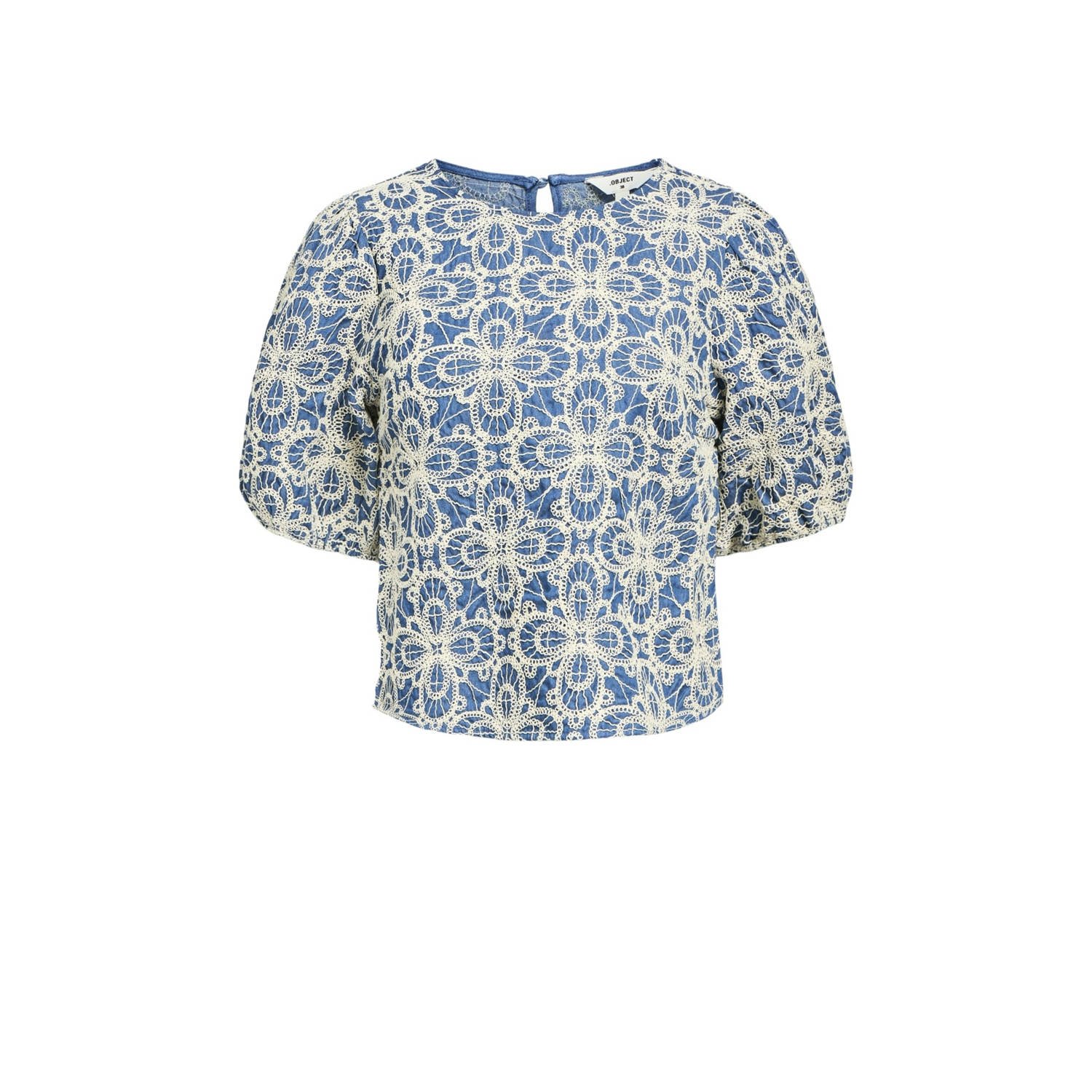 OBJECT denim top medium blue denim