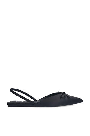 slingback loafers zwart