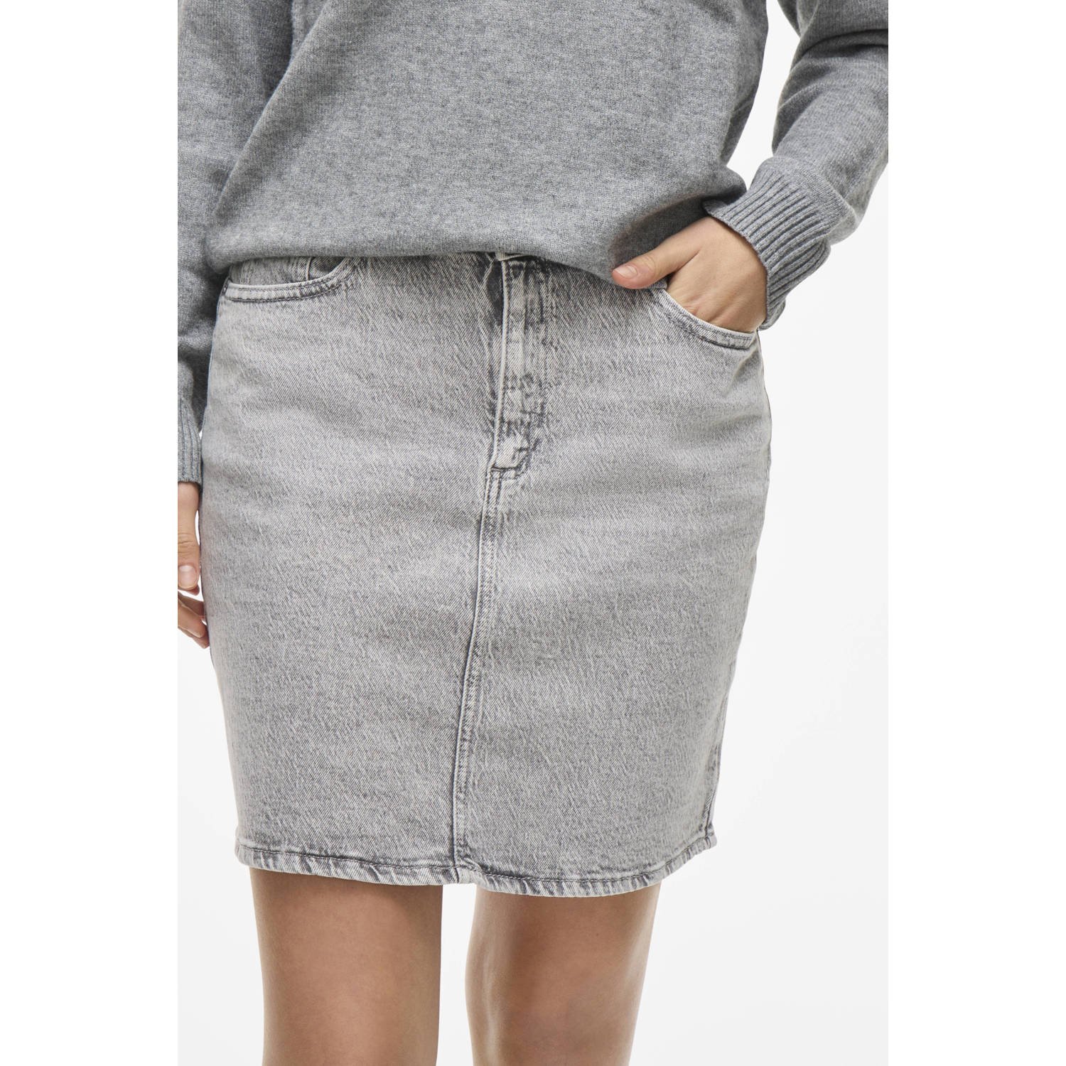 Vila Jeans rok VIKAJA JAF LBD DENIM SKIRT- NOOS