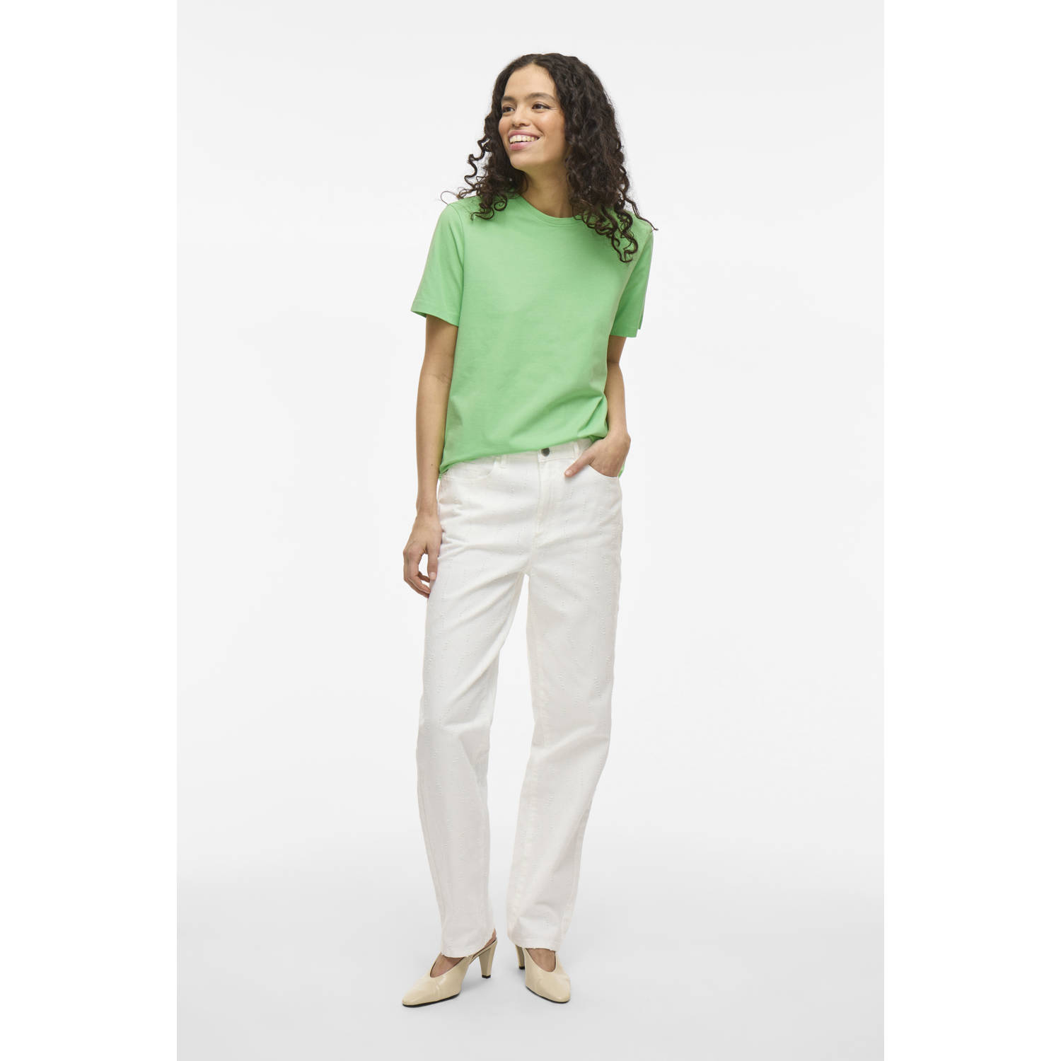 VILA T-shirt groen