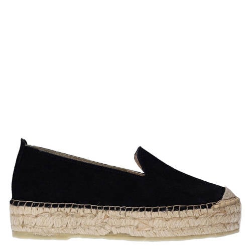 Sacha suède espadrilles zwart