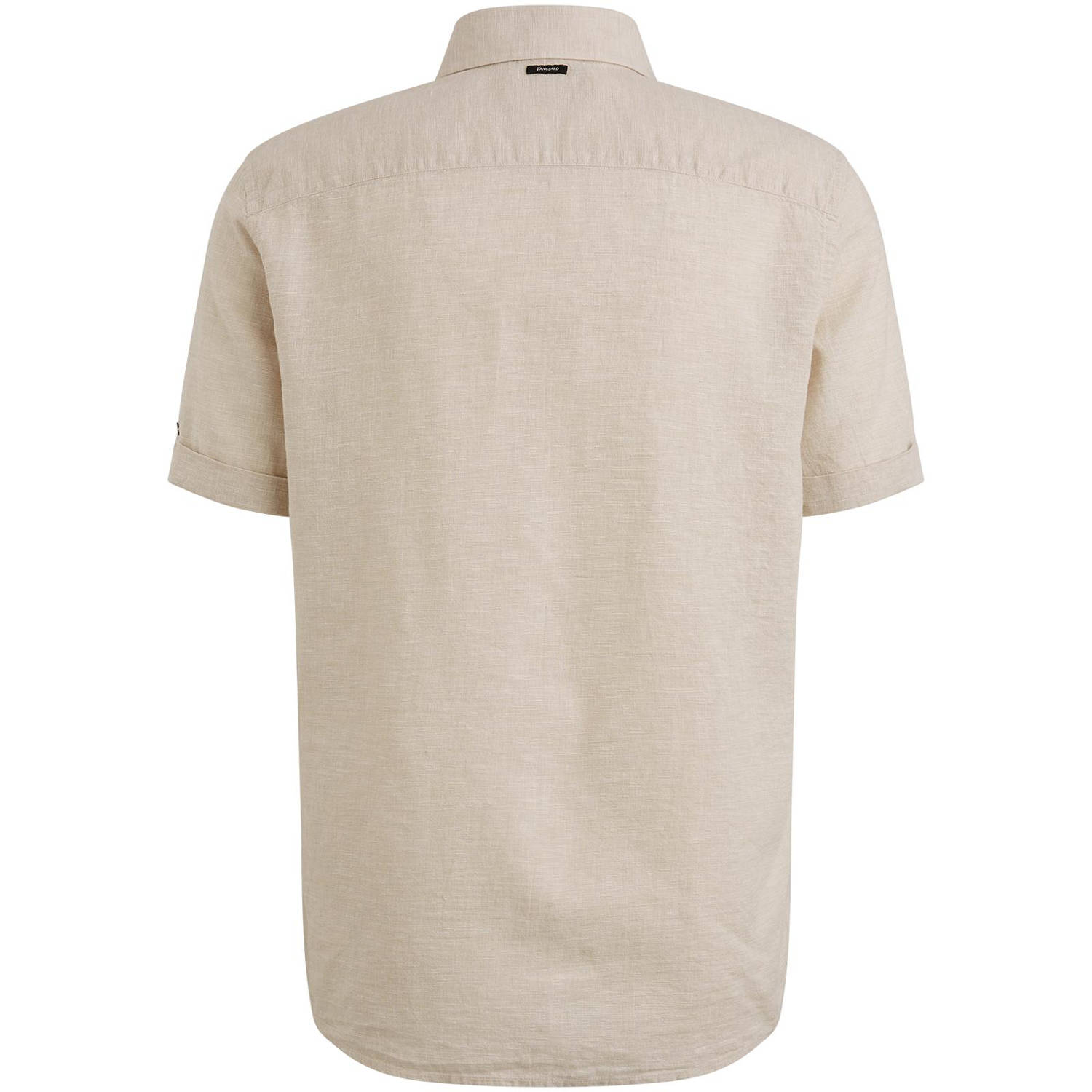 Vanguard linnen casual overhemd beige