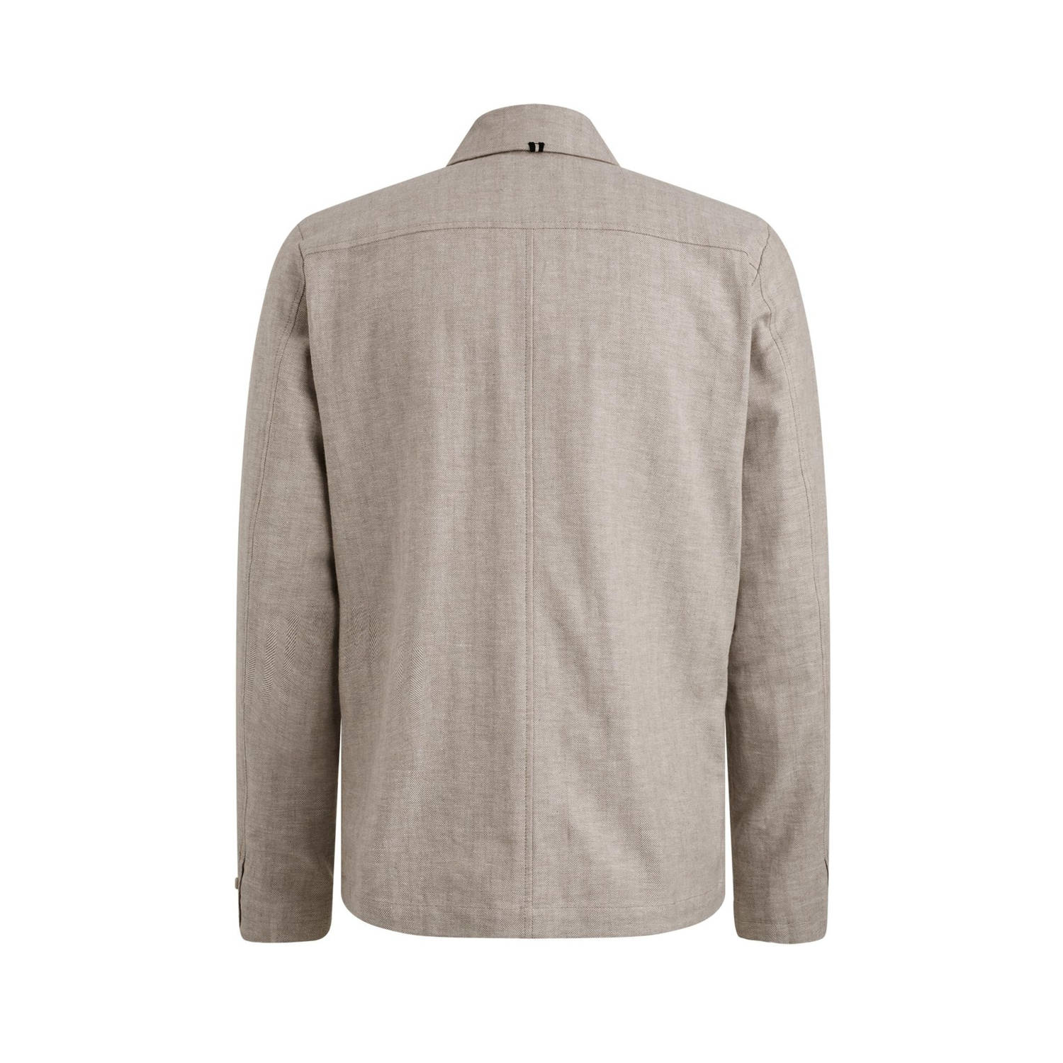 Vanguard linnen overshirt bruin
