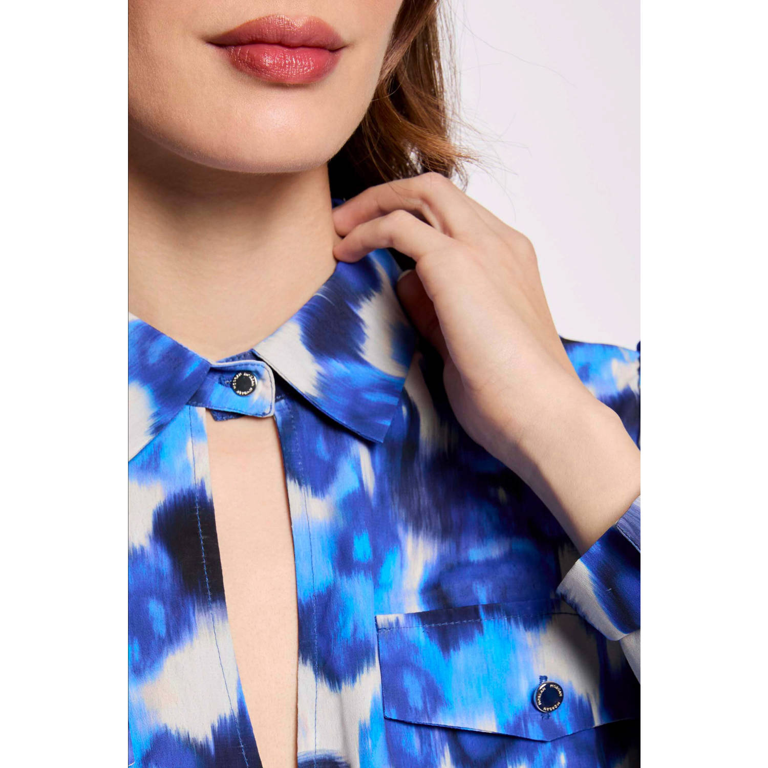 Morgan top blauw