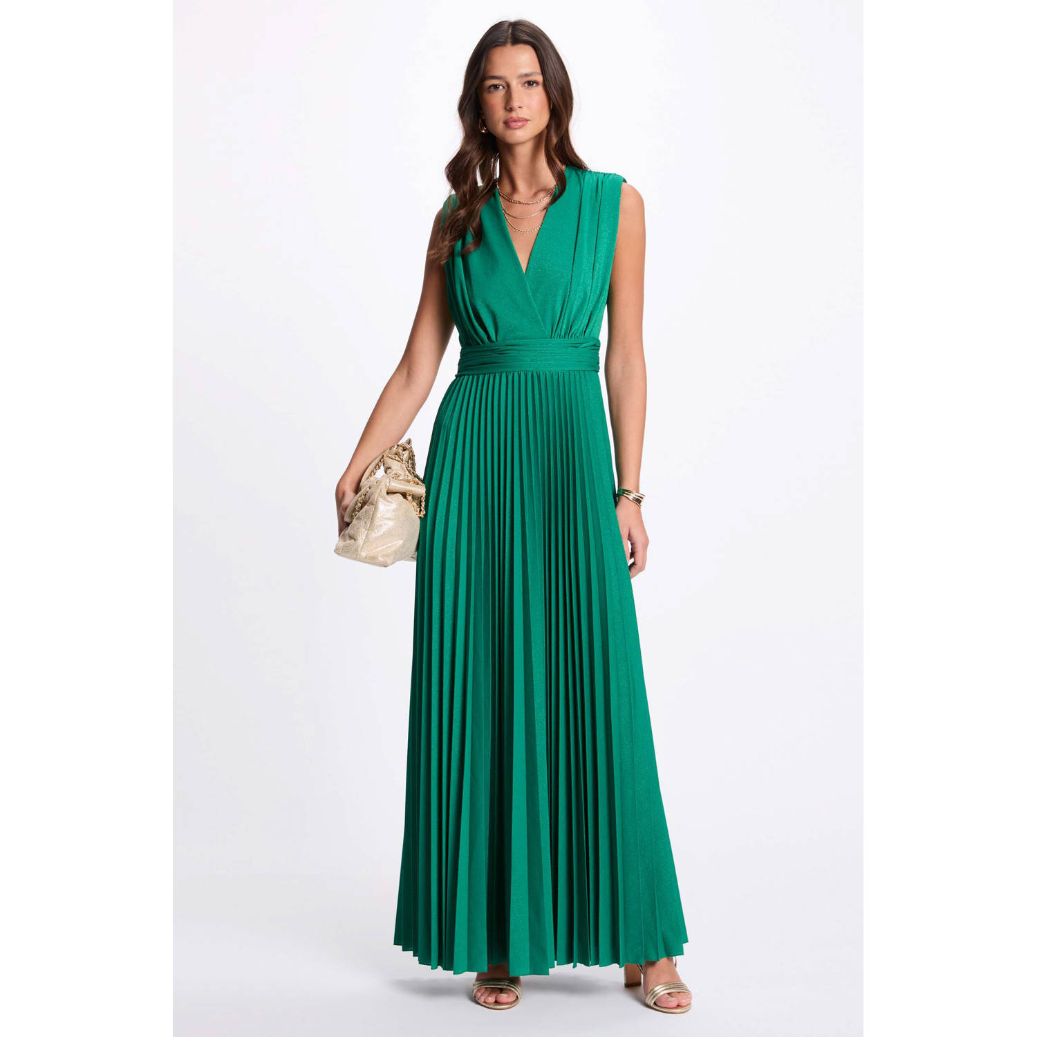 Morgan maxi jurk groen