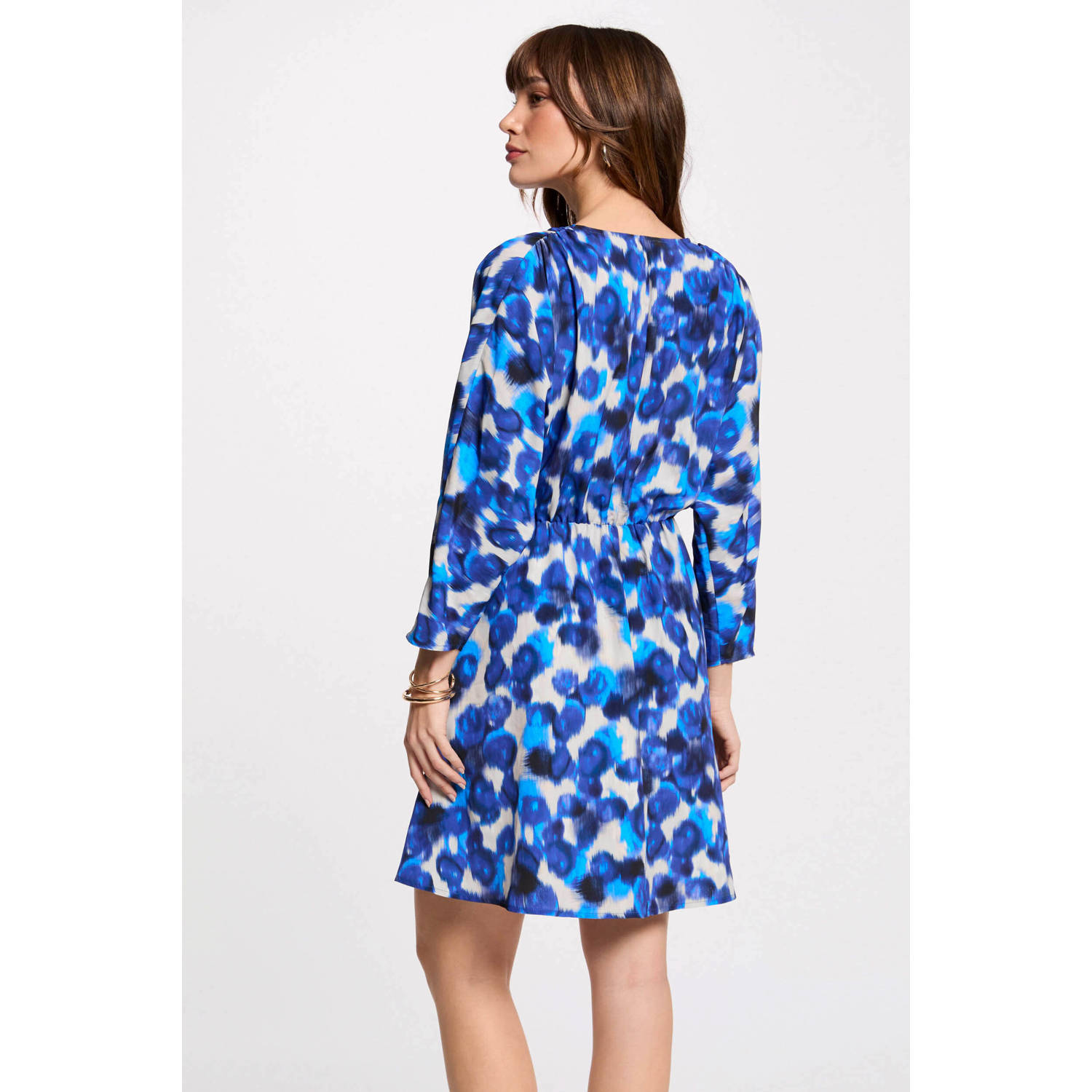 Morgan korte jurk blauw