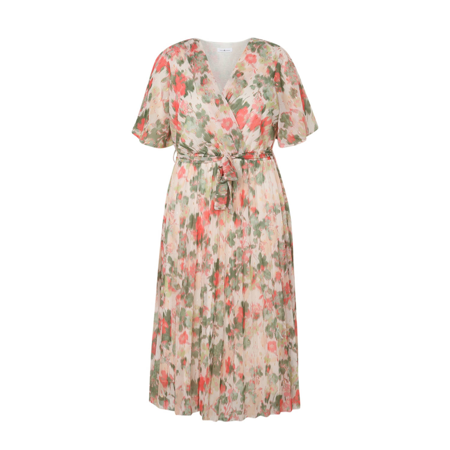 Paprika maxi jurk multi