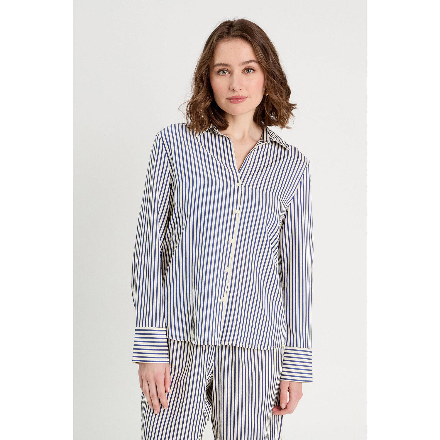 Cache blouse marine