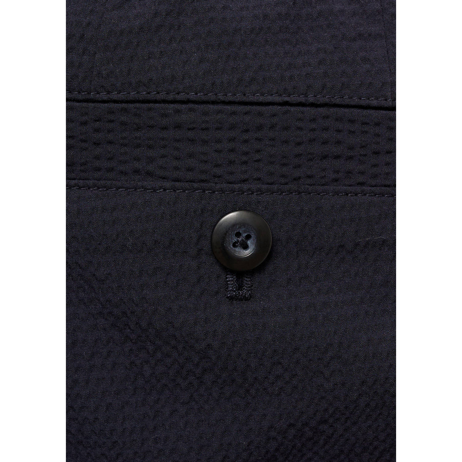 Mango Man slim casual broek donkerblauw