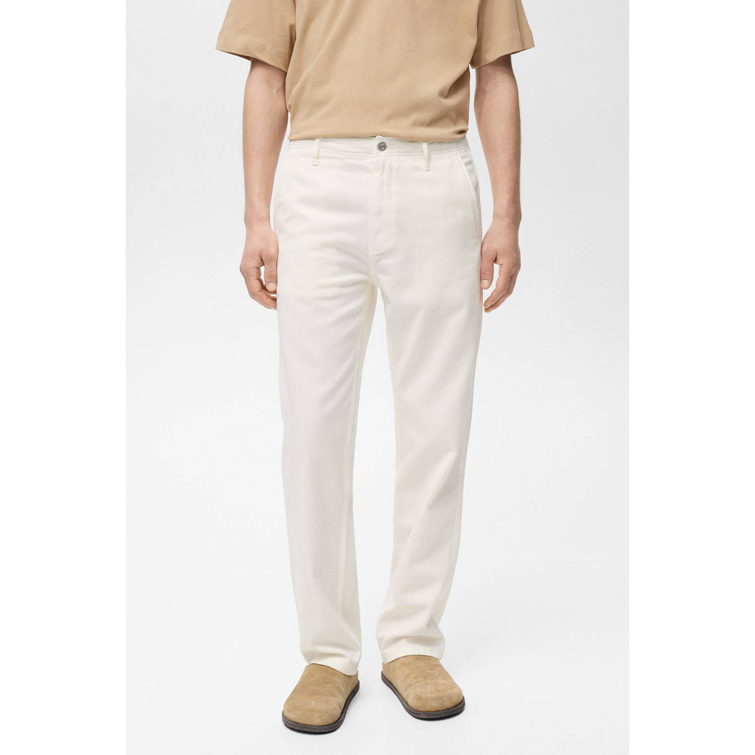 Mango Man regular fit jeans naturel wit