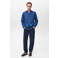 Mango Man linnen casual overhemd blauw