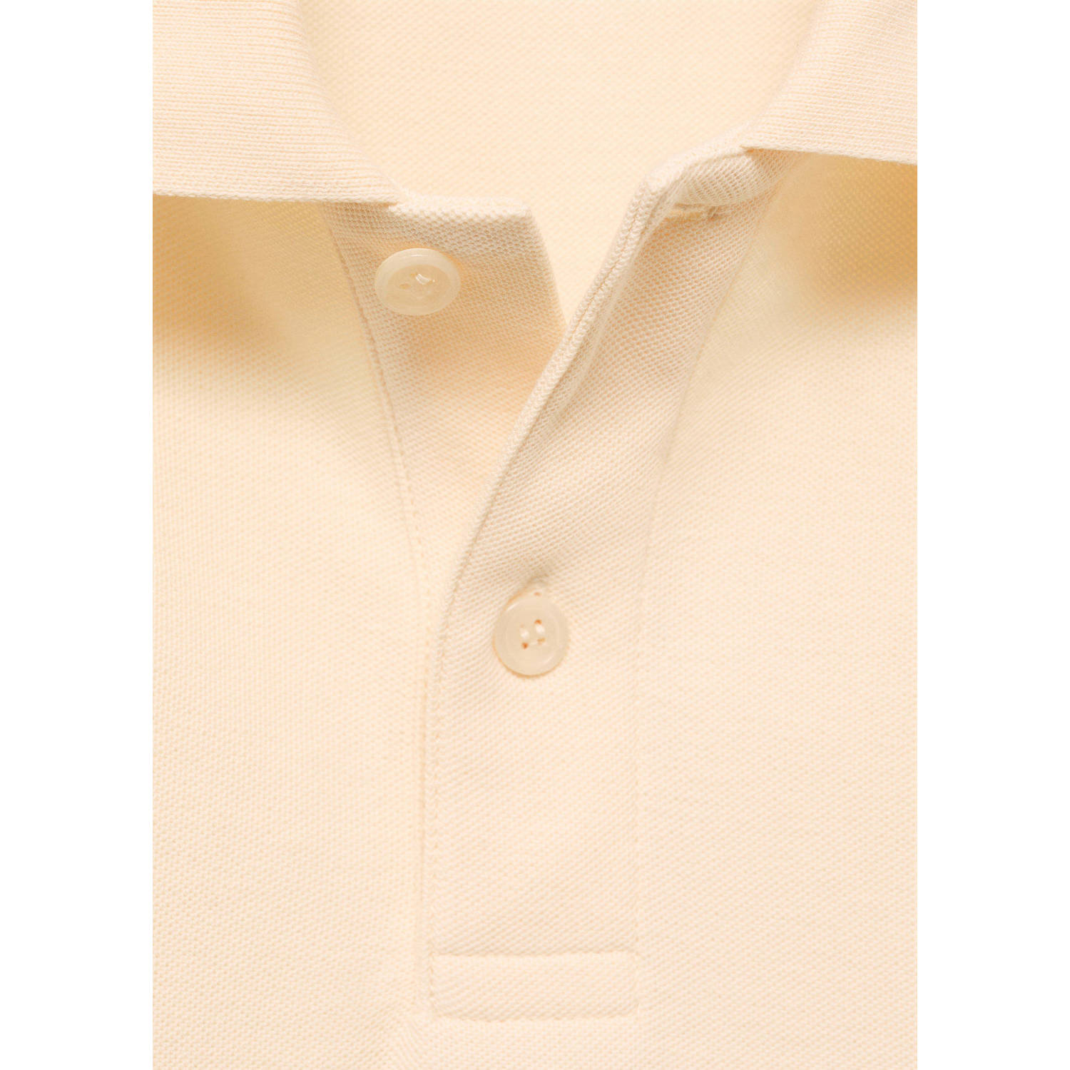 Mango Man regular polo geel