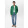 Mango Man linnen casual overhemd groen