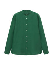 thumbnail: Mango Man linnen casual overhemd groen