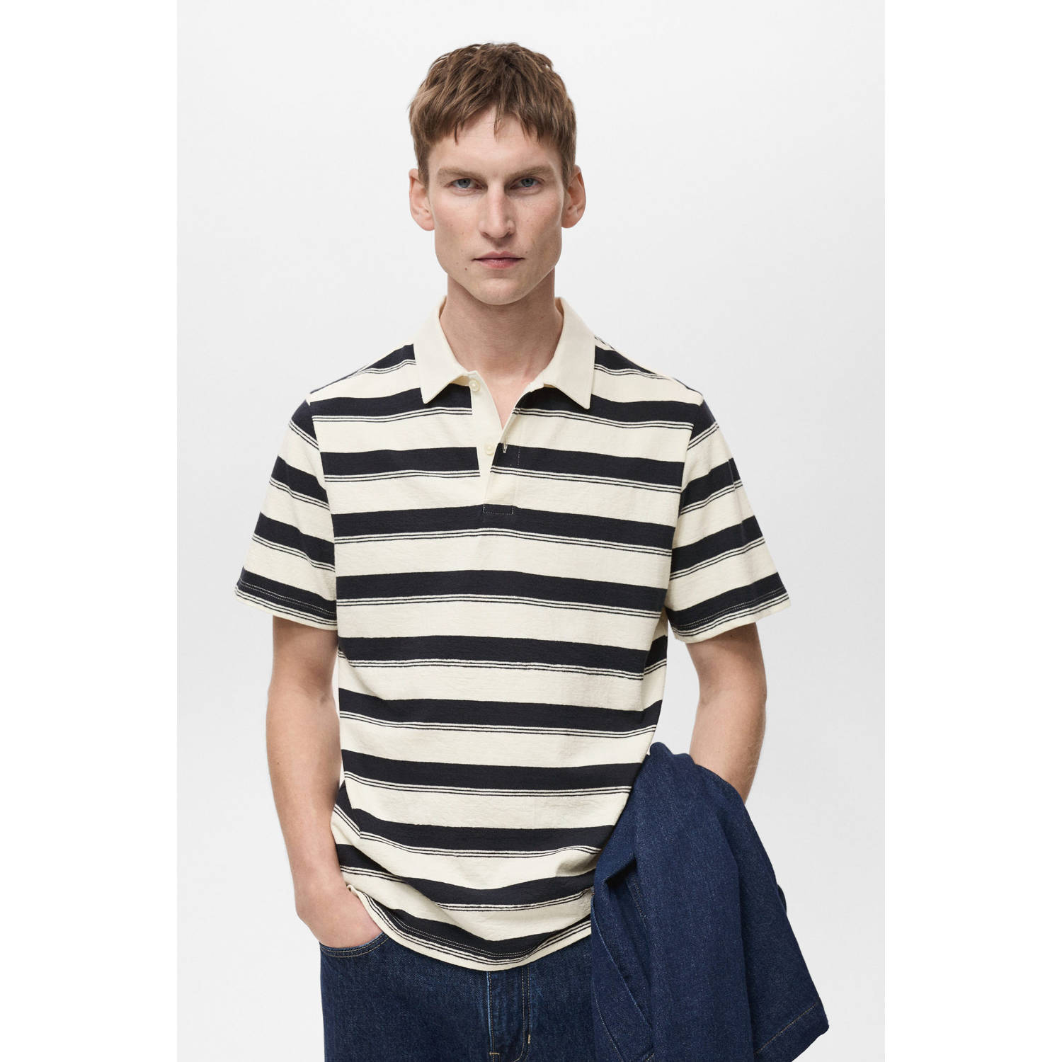 Mango Man relaxed polo multi