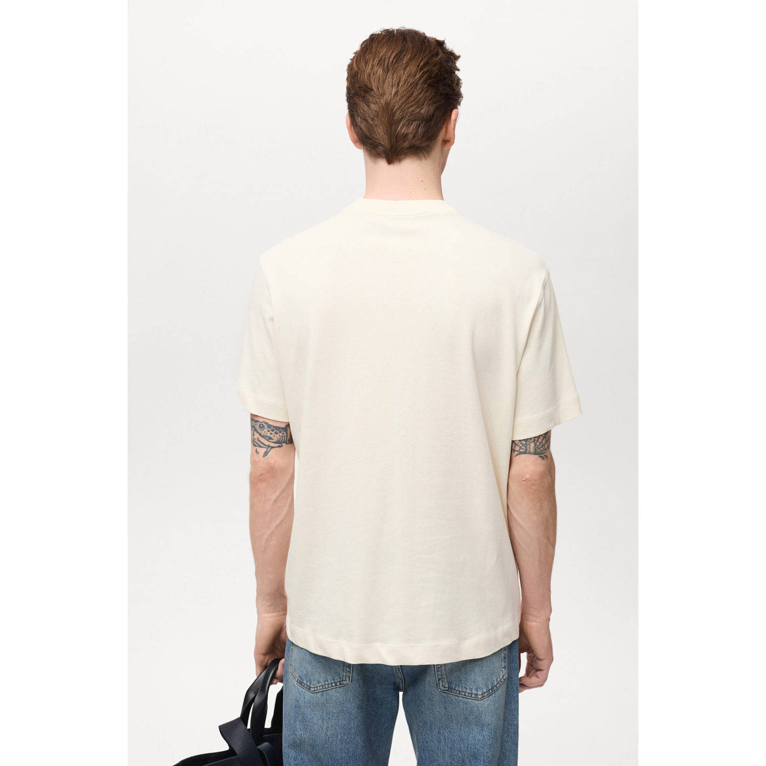 Mango Man T-shirt ecru