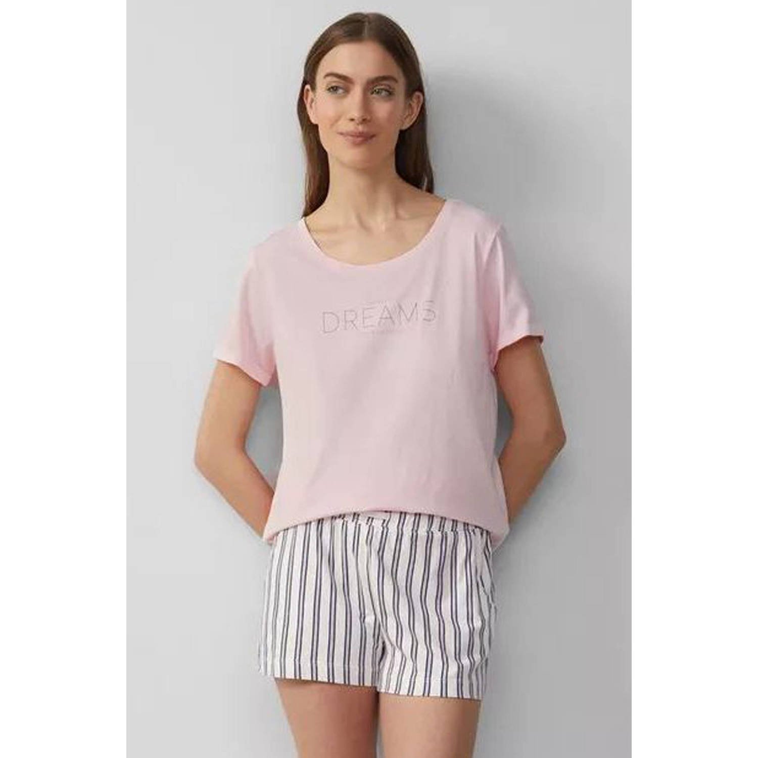 S.Oliver RED LABEL Beachwear Pyjamashort met mooie all-over print