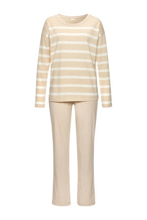 pyjama beige/wit
